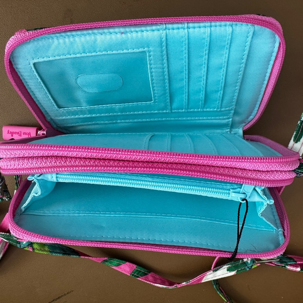 Vera Bradley Tropical Paradise Crossbody and wristlet - Picture 3 of 3